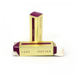 Kosmetisk foldekarton genbrugspapir gave brugerdefineret læbestift mascaraneglelak olieemballage boks